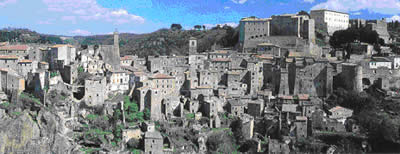 Vista di Sorano